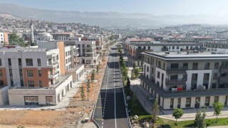 Kahramanmaraşın Azerbaycan Mahallesi asfaltlanıyor