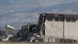Kahramanmaraşta tekstil fabrikasındaki yangınının yol açtığı hasar görüntülendi