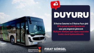 Kahramanmaraş’ta YKS Öğrencilerine Toplu Taşıma Ücretsiz
