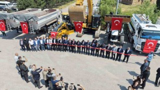 Karabük İl Özel İdaresine 13 yeni araç ve iş makinesi kazandırıldı