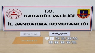 Karabükte 241 uyuşturucu hap ele geçti