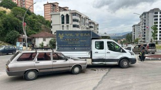 Karabükte otomobil kamyonetle çarpıştı: 1 yaralı