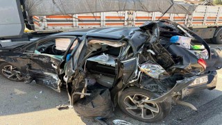 Karabükte zincirleme trafik kazası: 2 yaralı