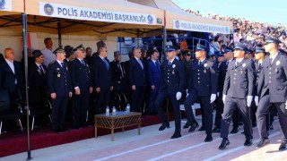 Karaman POMEMde 409 polis adayı mezun oldu