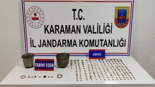 Karamanda tarihi eser ele geçirildi: 6 tutuklama