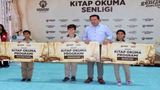 Karatayda Kitap Okuma Projesi şenliklerle tamamlandı