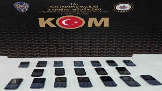 Kastamonuda kaçak telefon operasyonu: 1 gözaltı