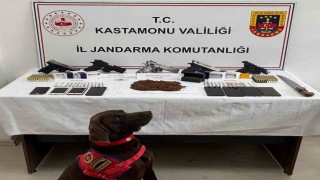 Kastamonuda uyuşturucu ve silah operasyonu: 3 tutuklama