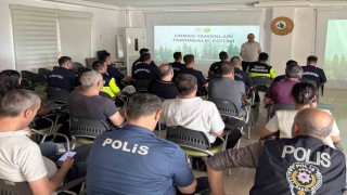 Kavaklıderede orman yangınlarıyla mücadele eğitimi düzenlendi