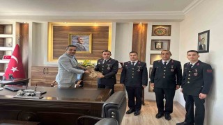 Kaymakam Dalaktan jandarmaya tebrik ve teşekkür