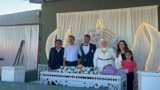 Kaymakam Demirtaş, Gelekçi ailesinin mutluluğuna ortak oldu