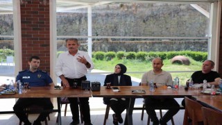 Kaymakamı Şendura veda etti