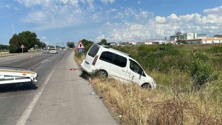 Kaza sonrası yol tek şeride düştü, geciken çalışma trafiği kilitledi