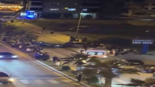 Kaza yapan araçtaki 3 kişi kaçtı, kısa sürede polise yakalandı