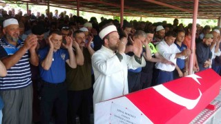 Samsun’da Kazada ölen emekli komiser, son yolculuğuna uğurlandı