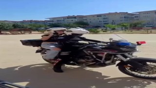 Keşanda motosikletli polis timleri sınava geç kalan öğrencilerin imdadına yetişti