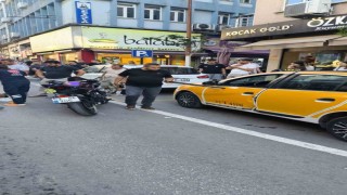 Keşanda otomobil ile çarpışan motosikletin sürücüsü yaralandı