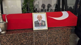 Kıbrıs Gazisi Müderrisoğlu son yolculuğuna törenle uğurlandı