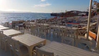 Kınalıadada kıyı işgali gerginliği: Resmi uyarılara rağmen masa ve sandalyeler yeniden konuldu