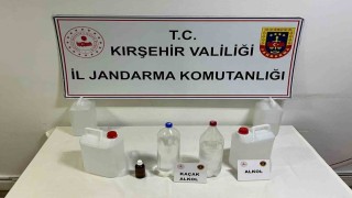 Kırşehirde kaçak alkol üretimine jandarma operasyonu: 22 litre kaçak ürün ele geçirildi