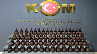 Kırşehirde kaçak içki ele geçirildi