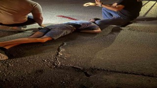 Kocaelide yayaya motosiklet çarptı: 2 ağır yaralı