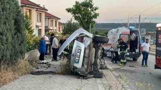 Kontrolünden çıkan aracın genç sürücüsü yaralandı