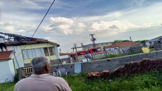 Konyada ev yangını paniğe neden oldu