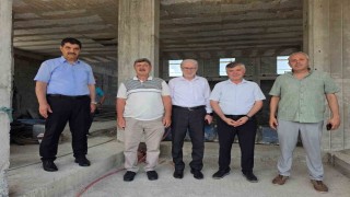 Köyceğiz Zeytinalanı Merkez Camii inşaatı hızla yükseliyor