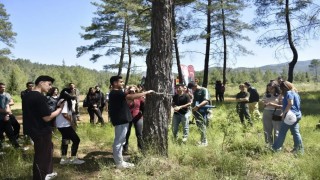 Köyceğizde Yüksekokul öğrencileri sahada uygulama yaptı