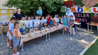 Köyceğizli minikler okulda mini müze kurdu