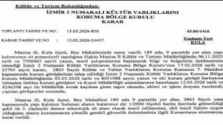 Kulada tarihi yapı kalıntısının bulunduğu alan sit alanı olarak tescillendi