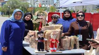 Kursiyerler 4 bin yıllık tarihi Harput Kalesini amigurumi ile ördü