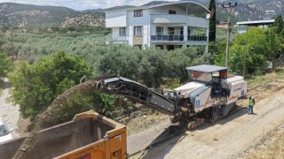 Kuyucakta mahalleleri birbirine bağlayan yol yenileniyor