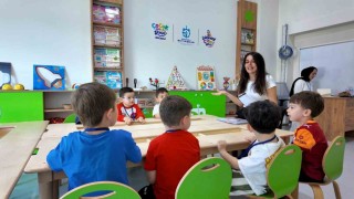 Lokomotif Çocuk Köyü Lotusta ilk ders heyecanı yaşandı