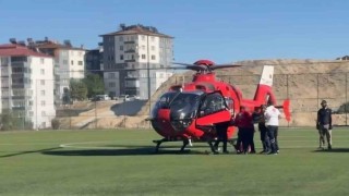 Malatyada ambulans helikopter 66 yaşındaki hasta için havalandı