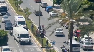 Manavgatta otomobil ile motosiklet çarpıştı: 1 yaralı