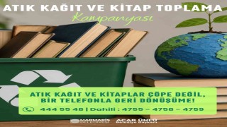 Marmariste atık kağıt ve kitaplar geri dönüşüme kazandırılıyor