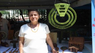 Maya takvimini andıran ahşap eser ilgi odağı oldu