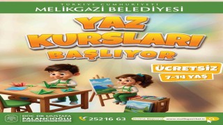 Melikgazinin Yaz Kurslarında geri sayım başladı