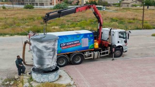 Meramda konteyner temizlikleri hız kazandı