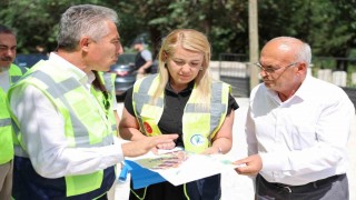 Merkezefendide yol çalışmaları aralıksız sürüyor
