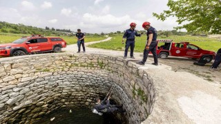 Mersin itfaiyesinden boğulma vakalarına karşı tatbikat