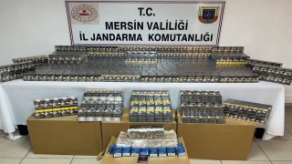 Mersinde kaçak makaron operasyonu: 2 gözaltı