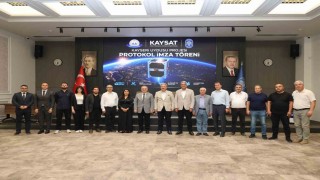 Meteoroloji uydusu KAY-SAT için Melikgazi Belediyesinde işbirliği protokolü