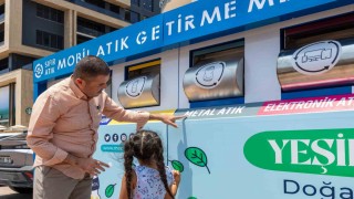 Mezitlide mobil atık getirme merkezleri hizmete girdi