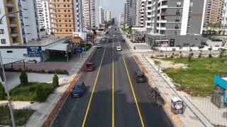 Mezitlide ulaşımı rahatlatacak çalışma tamamlandı