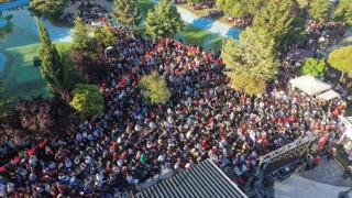 Milli maç heyecanı Edirnede yaşandı