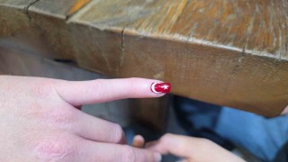 Milli Takım heyecanı tırnaklara yansıdı