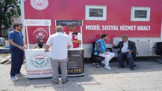 Mobil Sosyal Hizmet Aracı Samsunda vatandaşlarla buluşuyor